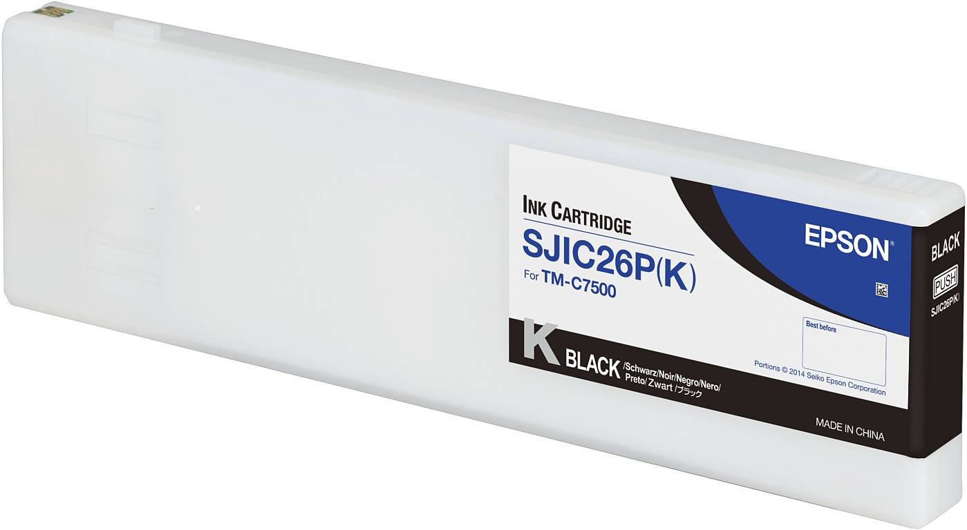 Epson SJIC26P(K) Svart, 295,2 ml, bild 2
