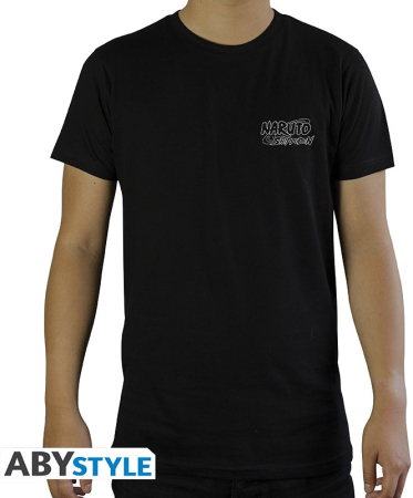 Naruto Shippuden Uchiha T-Shirt Svart (X-Large)