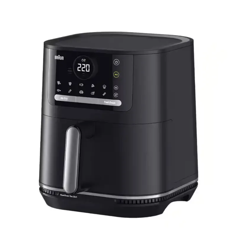 Braun HF5054IBK, Varmluftsfritös, 6 l, 1,4 kg, 80 ° C, 220 ° C, Single