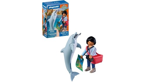 PLAYMOBIL - Zoo: Dolphin and Visitor (72091), bild 3