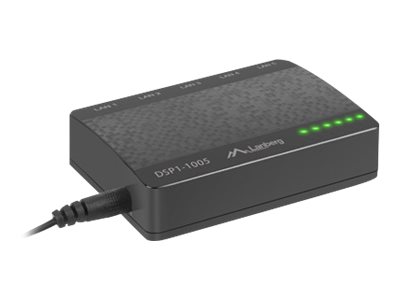 Lanberg DSP1-1005 Nätverkswitch 5-portar 100/1000mbps