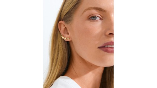 PILGRIM - AVA Star Earrings - Gold-Plated - 20 mm, bild 3
