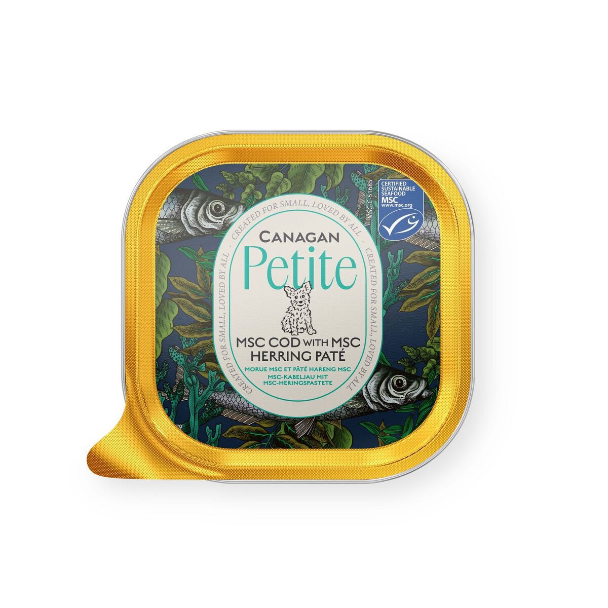 Canagan Petite MSC Cod with MSC Herring Pate Våtfoder till Hund 100 g
