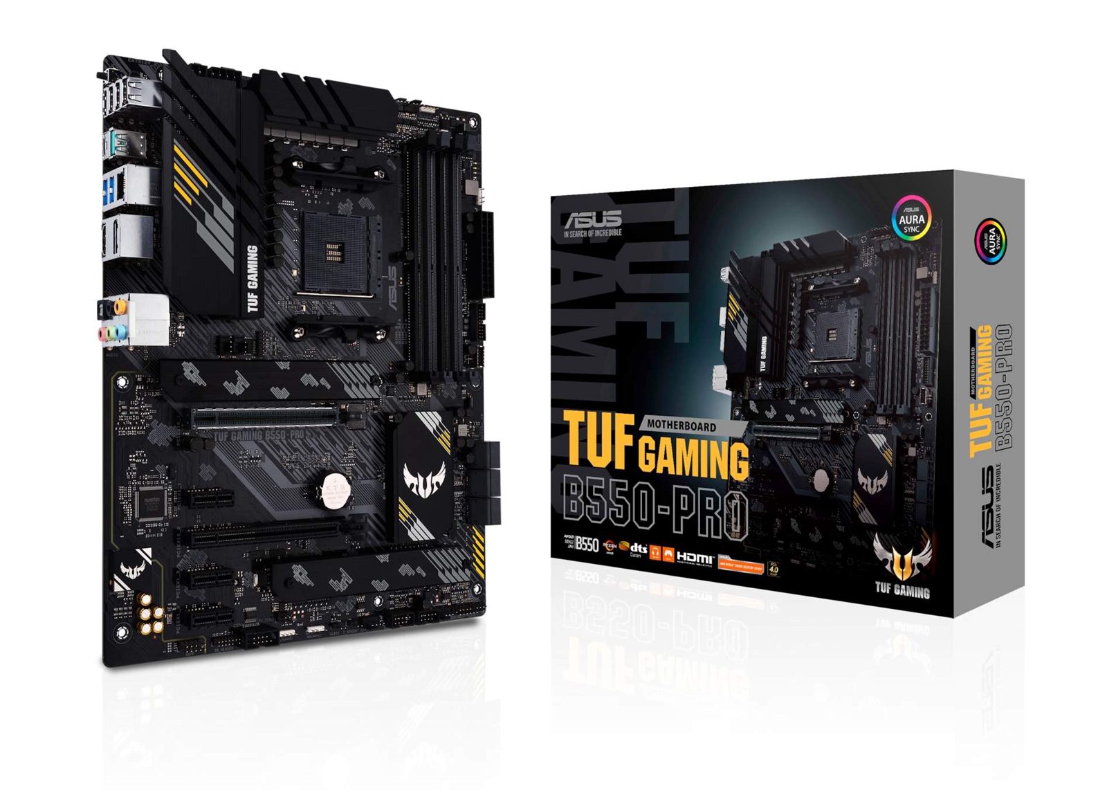 Asus TUF B550-PRO GAMING, AMD Socket AM4, B550, ATX, 4xDDR4, bild 4