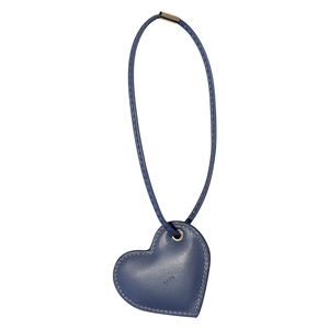 DARK Heart Bag Charm Grisalle Blue
