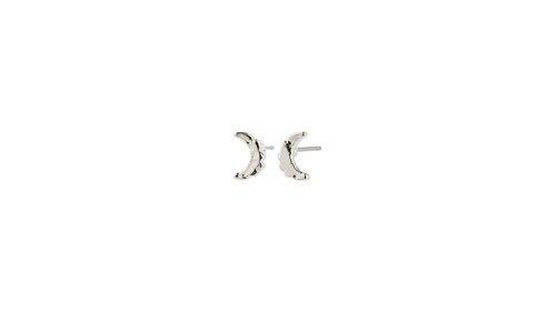 PILGRIM - Between Moon Earrings - Silver Plated - 7mm, bild 3