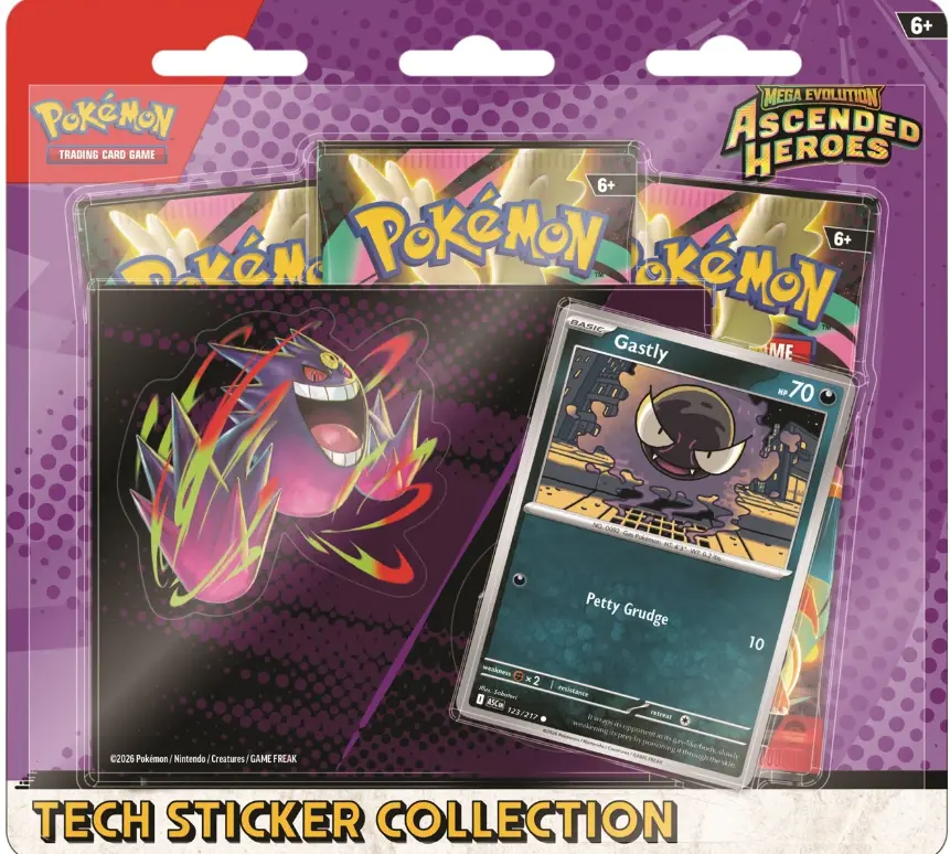 Pokémon ME2.5 Ascended Heroes Tech Sticker Collection