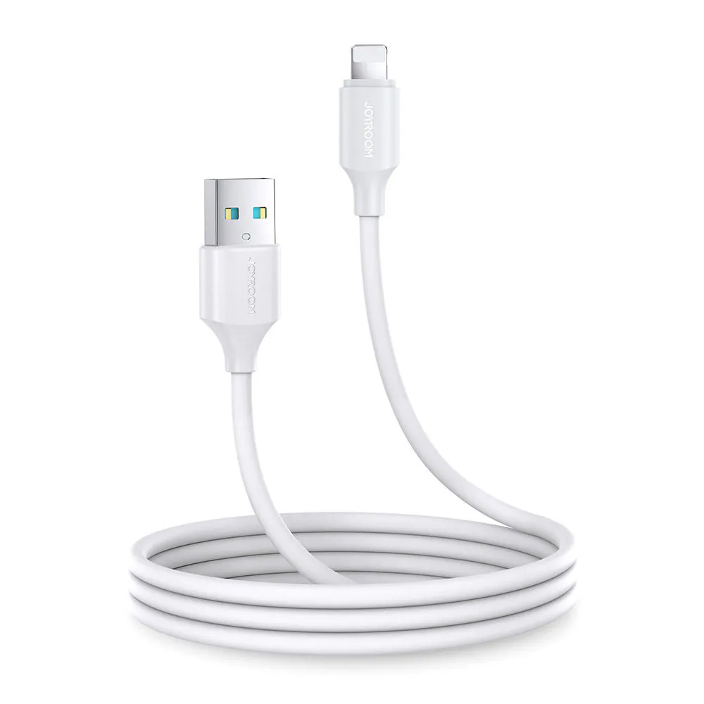 Joyroom Snabbladdning USB-A till Lightning-kabel 3A, 1m - Vit