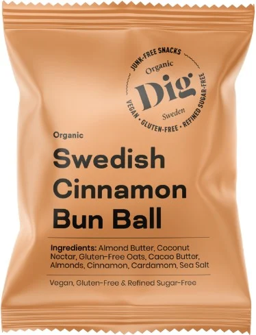 Dig Organic Swedish Cinnamon Bun Ball 25 g