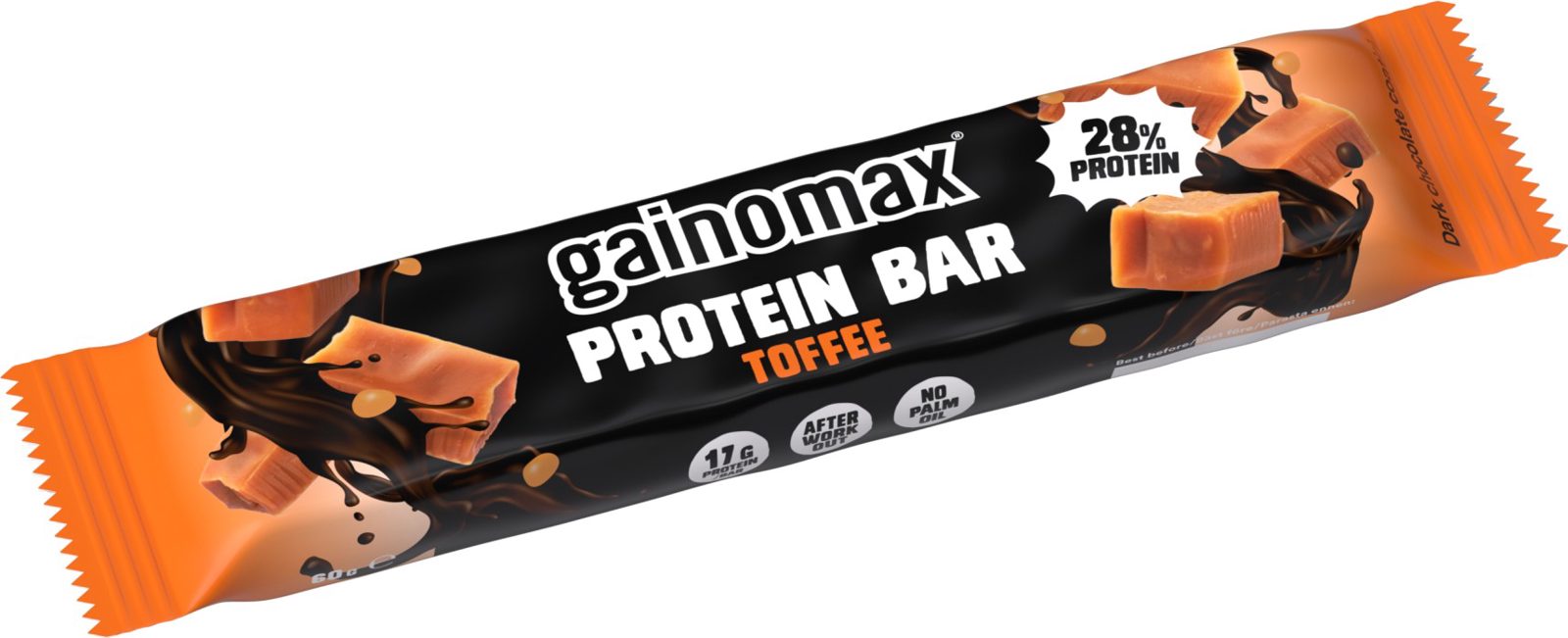 Gainomax Protein Bar, Toffee, 1 st