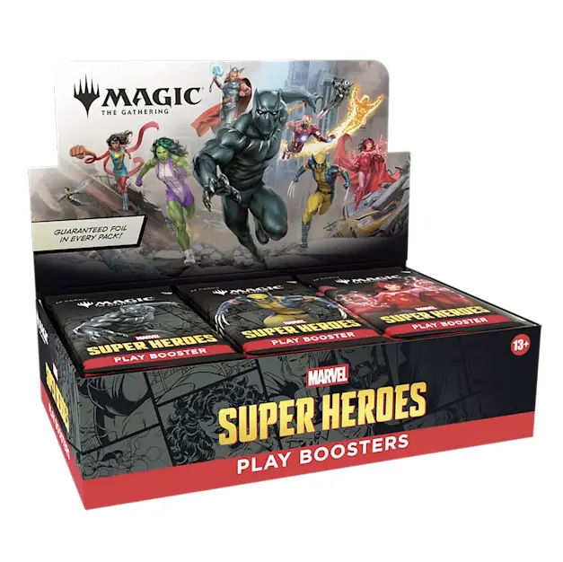 Magic the Gathering: Marvel Super Heroes Play Display (30 boosters)