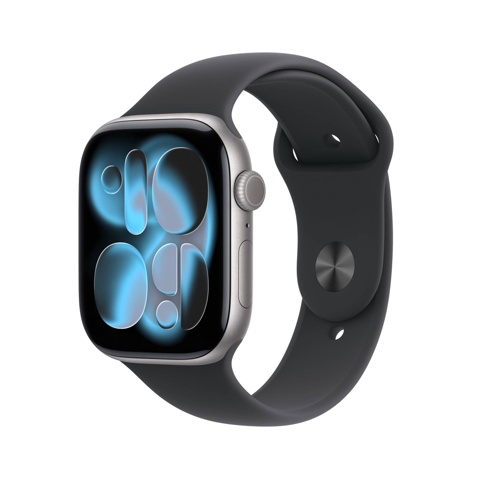 Apple Watch Series 11 GPS + Cell 46 mm rymdgrå aluminum, svart sportband - M/L, bild 3