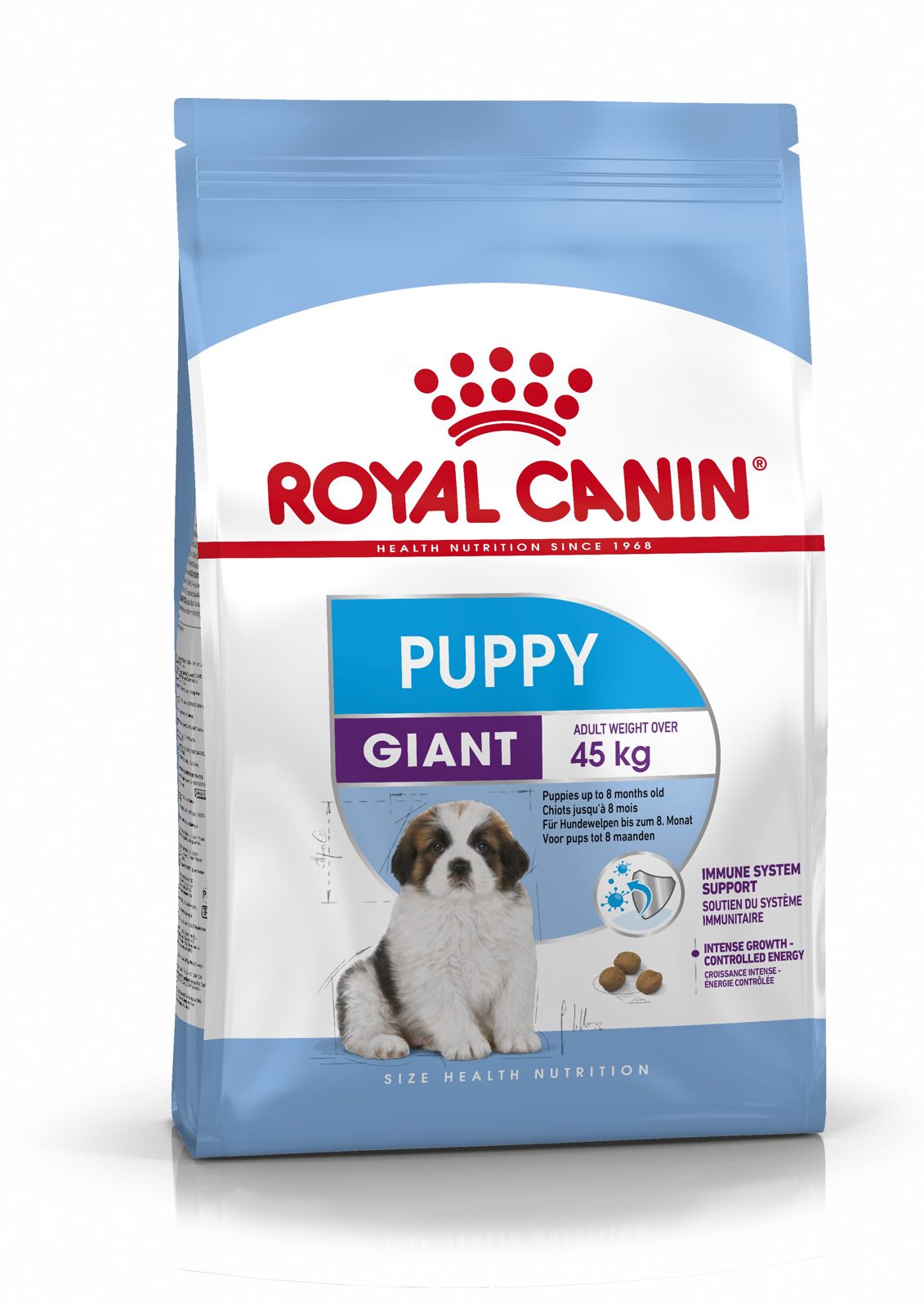 Royal Canin Puppy Giant, Valp, Jätte (> 45kg), Höns, Ris, Grönsaker, 15 kg