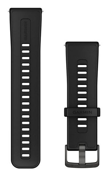 Garmin Venu X1 Quick Release silikonarmband, 24 mm, svart