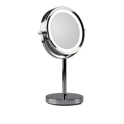 Gillian Jones Mirror On Foot With LED Light & X10 Magnification
