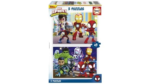 Educa Pussel: Marvel Spidey & His Amazing Friends 2 x 48 Bitar, bild 3