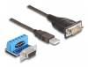 DeLOCK USB till RS-422/485 Adapter, inkl. terminalblock, 0,8 meter