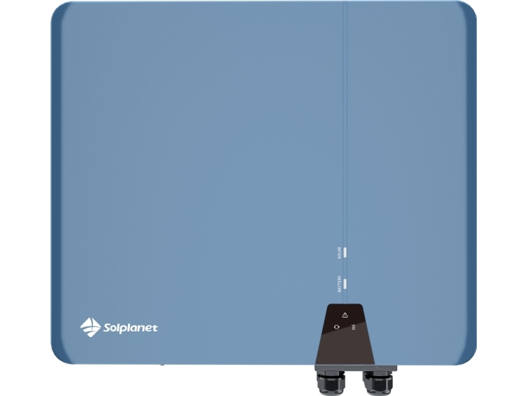 Solplanet 8 kW, 3-fas ASW08kH-T2 hybridväxelriktare med 2 MPPT-ingångar, inkl. smart mätare.