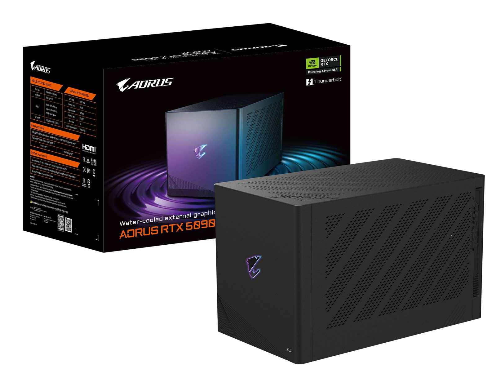 Gigabyte GeForce RTX 5090 32GB Aorus AI BOX, bild 3