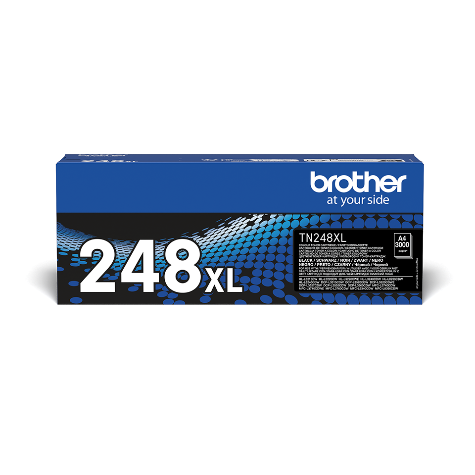 Brother TN248XLBK, svart tonerkassett