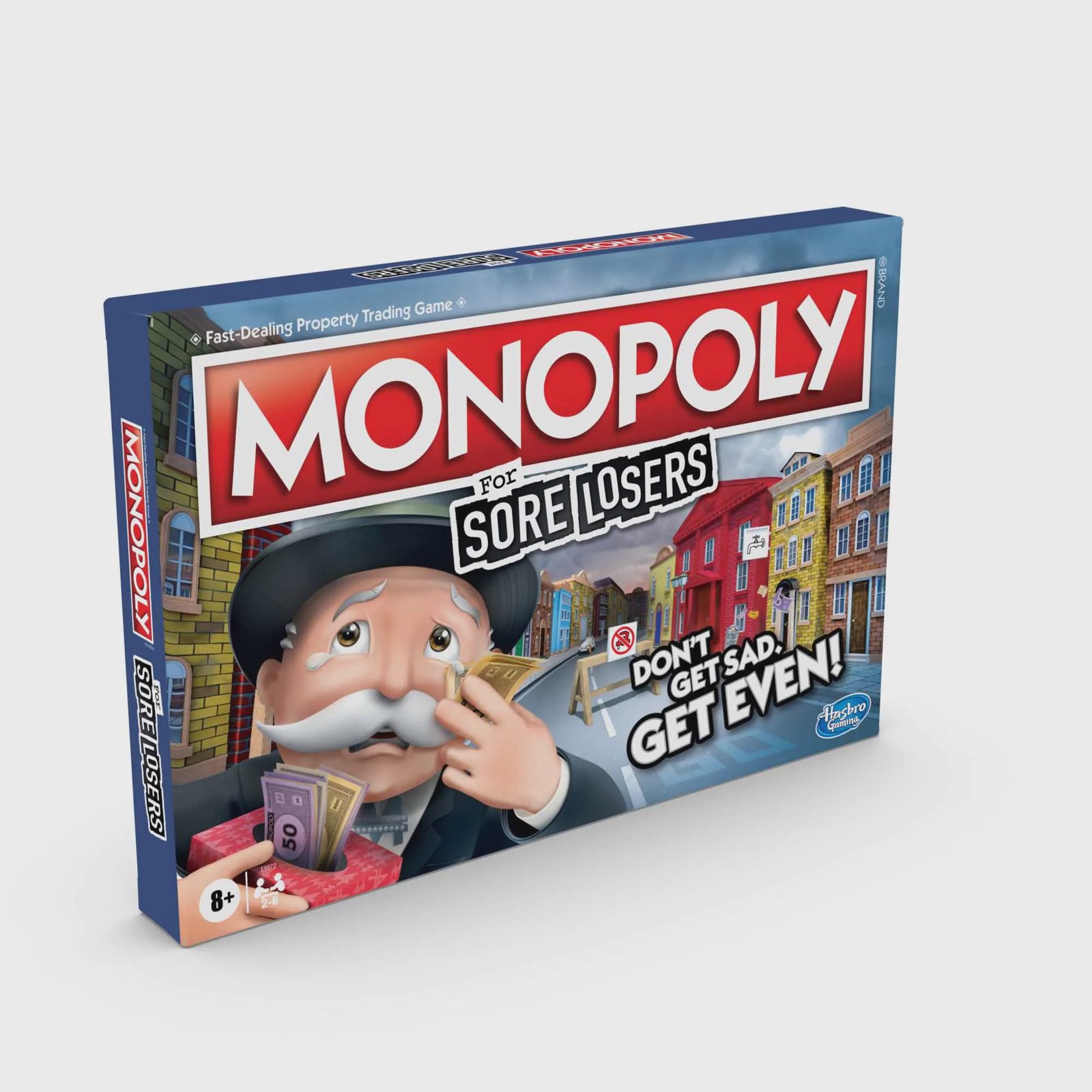 Hasbro Gaming Monopoly For Sore Losers, Brädspel, Ekonomisk simulering, 8 År, Familjespel