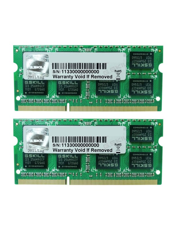 G.Skill SQ Series - DDR3 - 8 GB : 2 x 4 GB - SO