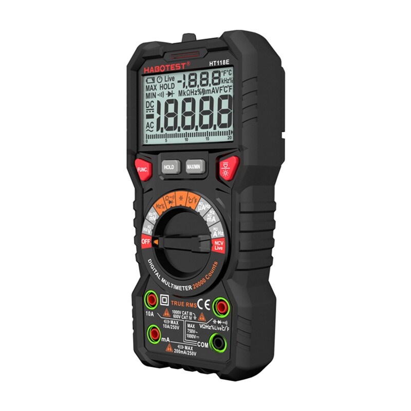 Habotest HT118E Universal digital multimeter True RMS NCV, bild 4