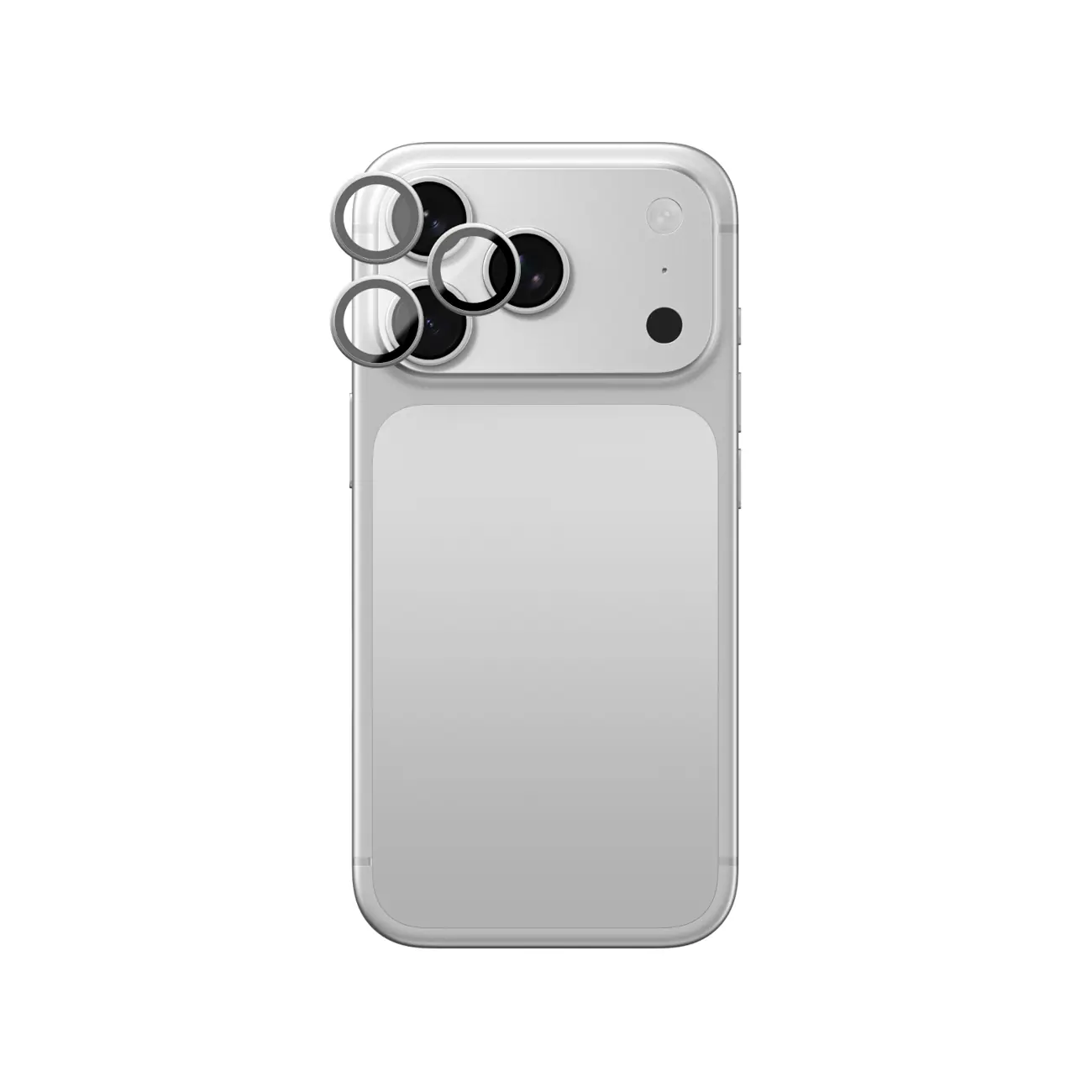 AmazingThing Radix Vision linsskydd för iPhone 18 Pro / 18 Pro Max – Silver