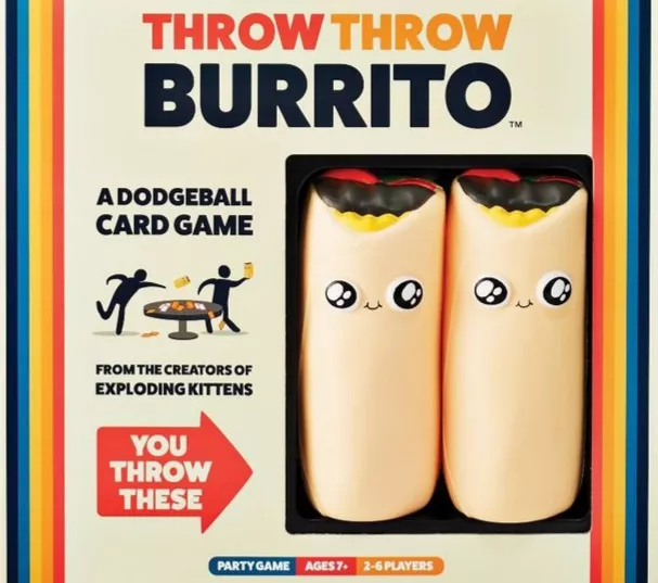 Throw Throw Burrito A Dodgeball Card Game