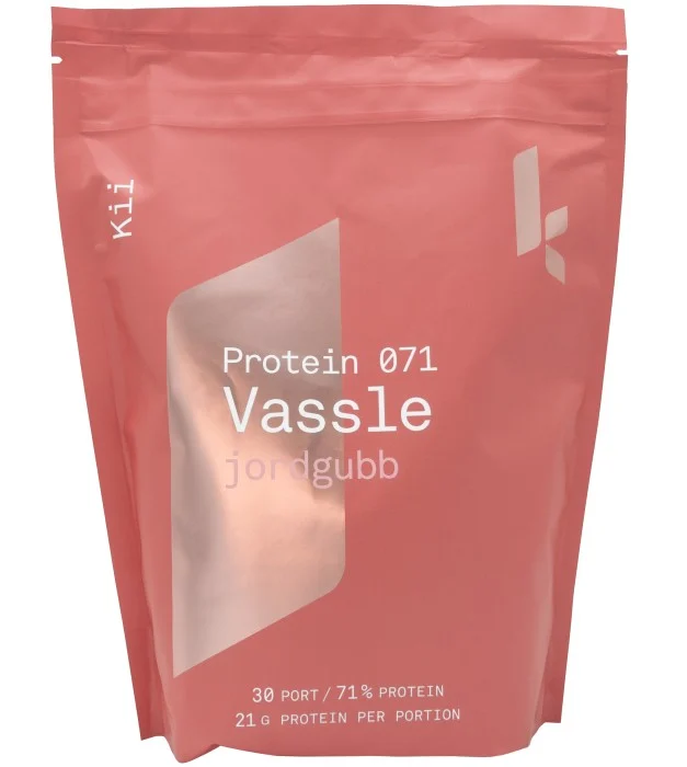 Kii Proteinpulver Vassle Jordgubb 900 g