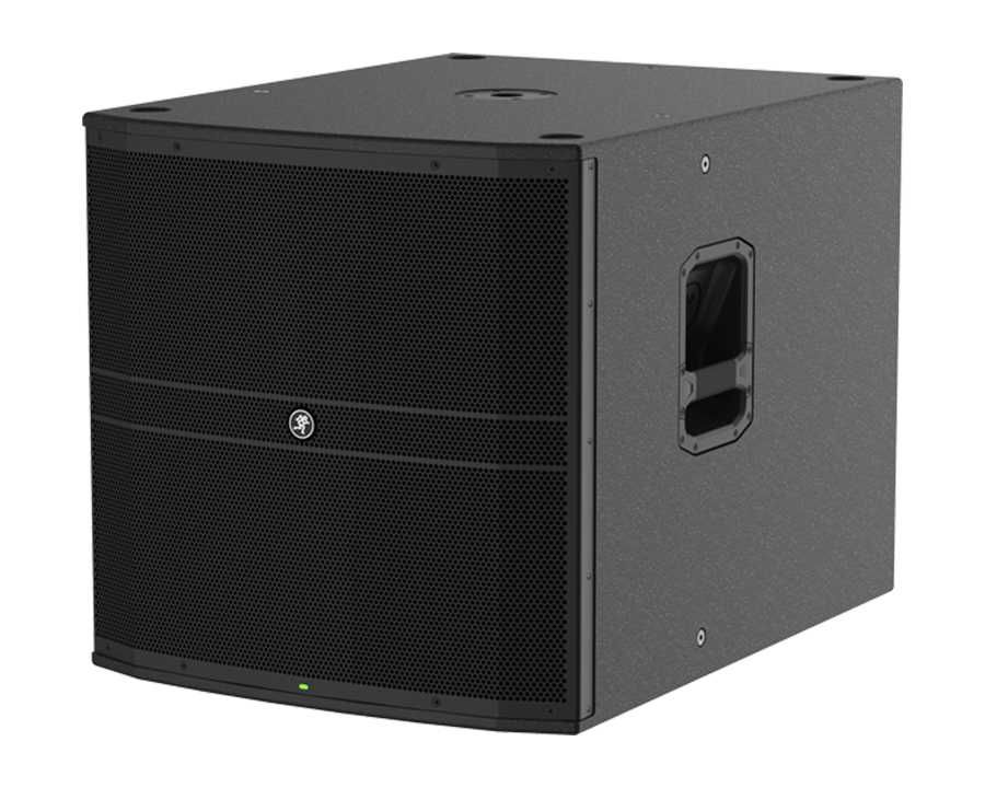 Mackie DRM18S, 2000 W, Aktiv subwoofer, 30 - 160 hz, 135 dB, 45,7 cm (18), Svart
