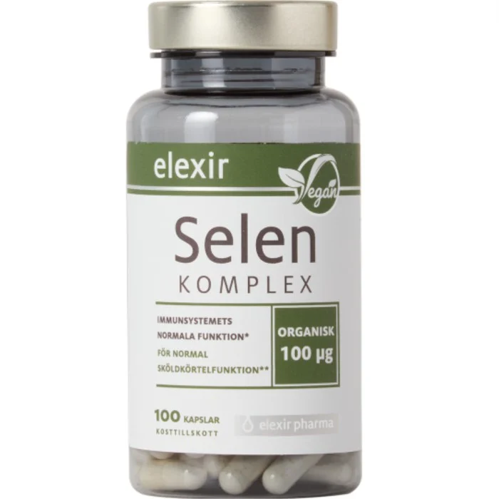 Elexir Pharma Organiskt Selen Komplex 100 kapslar