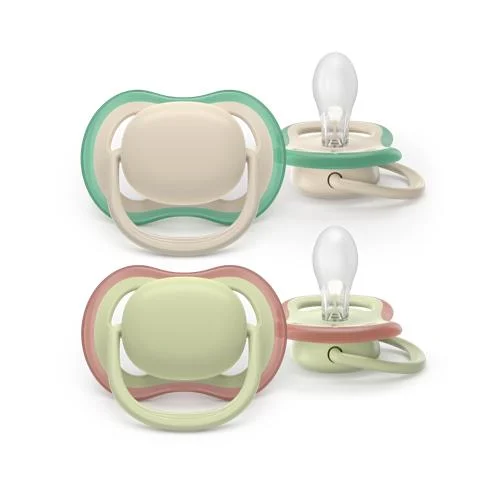 Philips Avent Ultra Air napp, 6–18 m, 2-pack, Ljusbeige/Ljusgrön, bild 3