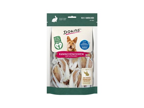 Dokas - Dried rabbit ears - 100gr, bild 2