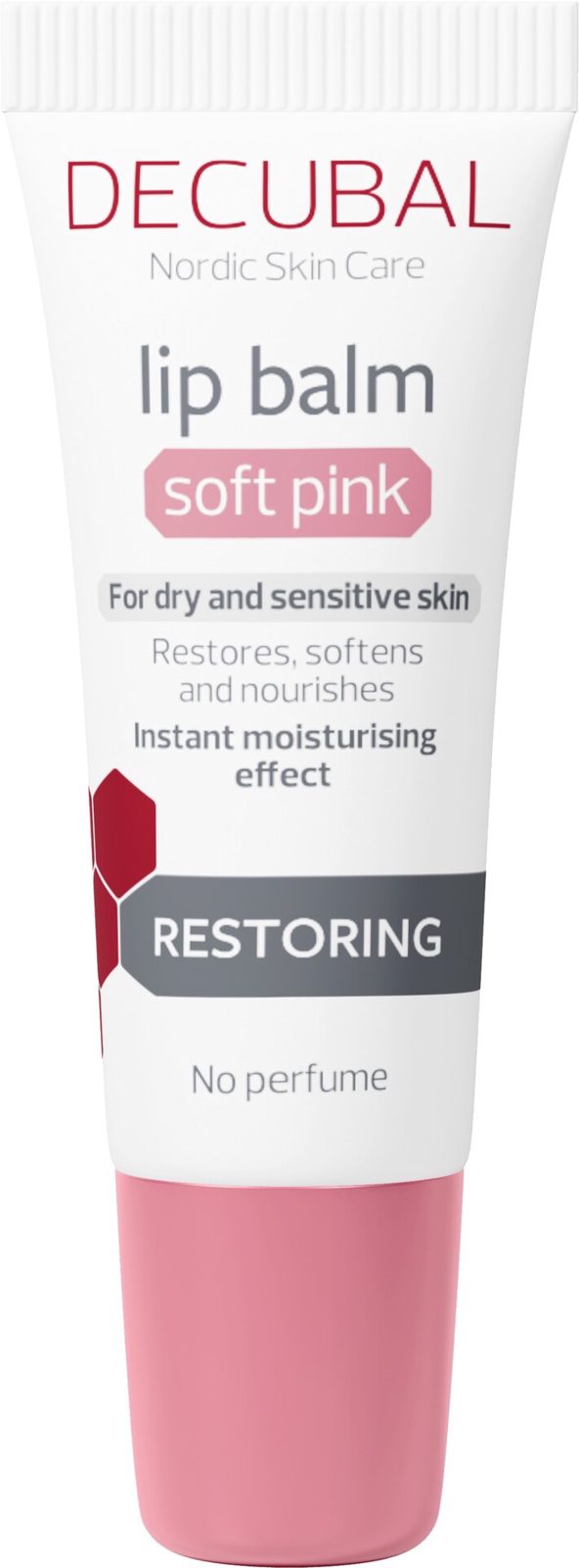Decubal Restoring Lip Balm Soft Pink, 10 ml