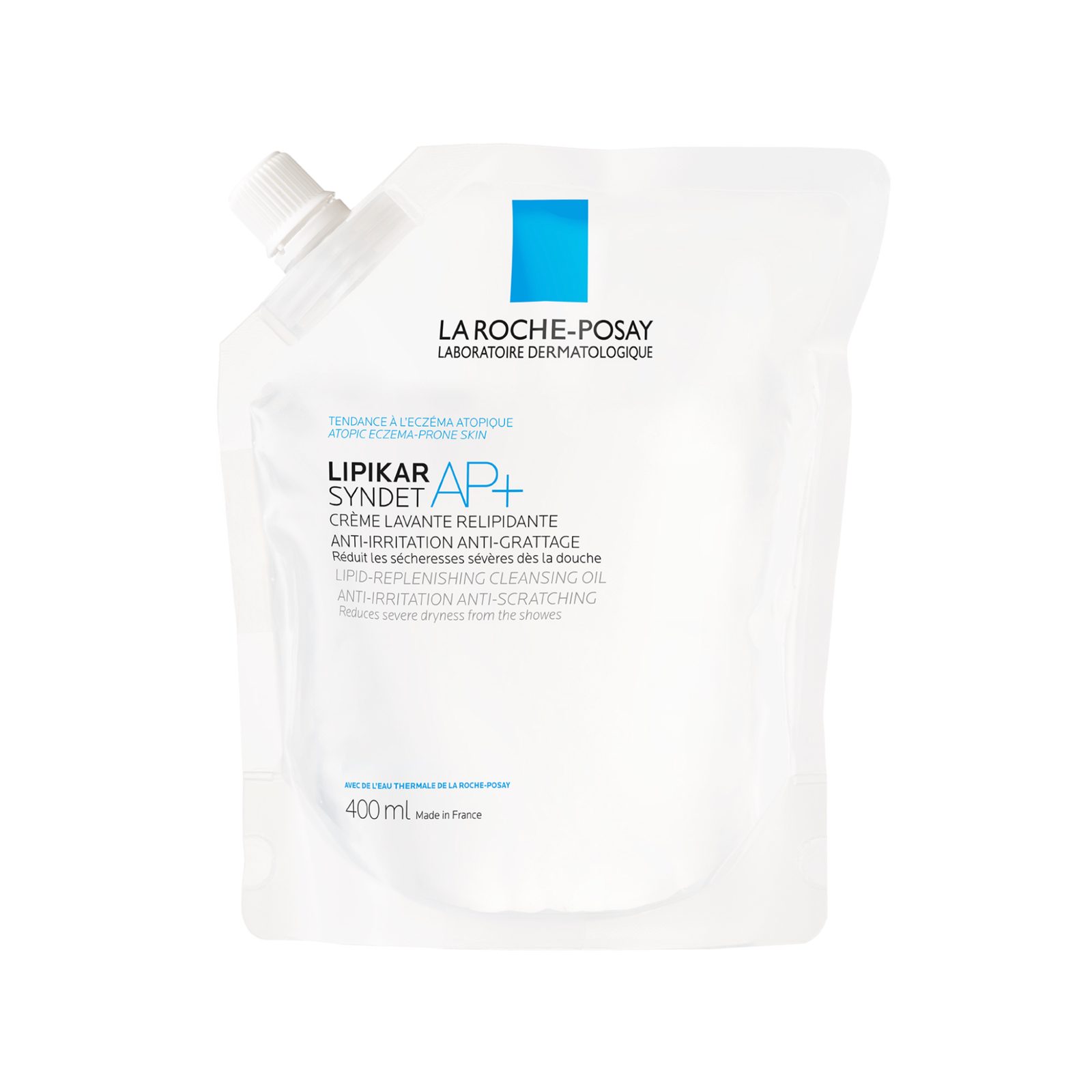 La Roche-Posay Lipikar Syndet AP+ Cream Wash 400 ml, Refill 400 ml, Refill