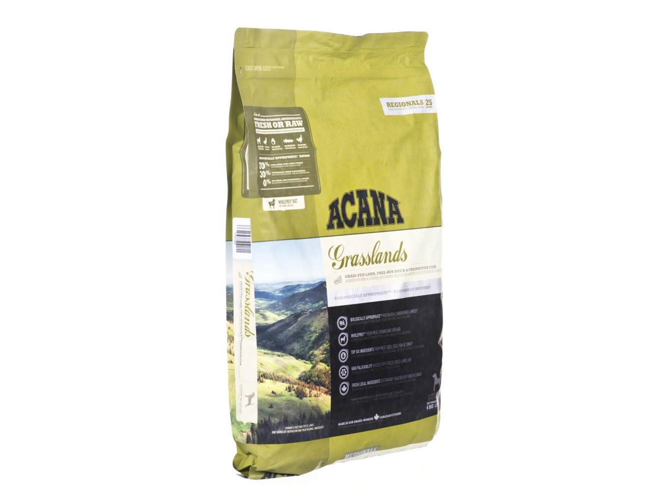 Acana Dog Grasslands Torrfoder till Hund 6 kg