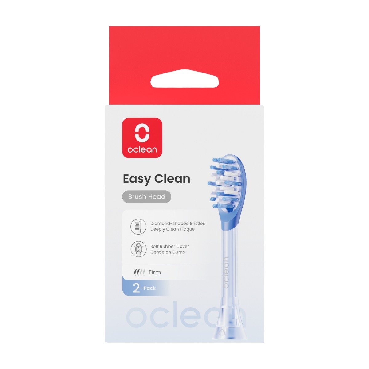 Oclean Ease borsthuvud 2 st, blue