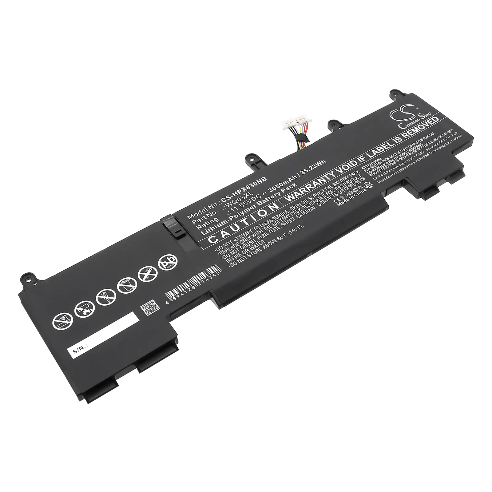 Batteri till Notebook, Bärbar dator för HP Elite X360 1040 14 G10, Elite X360 830 G10