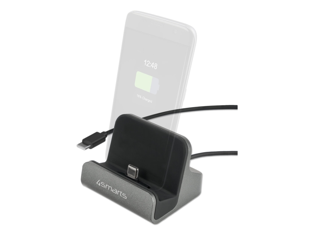 4Smarts VoltDock USB-C laddstation 60W för Smartphones – grå