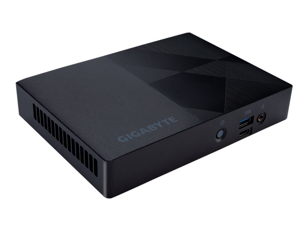 Gigabyte BRIX GB-BNI3-N305 (rev. 1.0) - Barebone - mini-PC 1 x Core i3 N305 / upp till 3.8 GHz - RAM 0 GB - UHD Graphics 1250 - IEEE 802.11ax (Wi-Fi 6), Gigabit Ethernet, 2.5 Gigabit Ethernet
