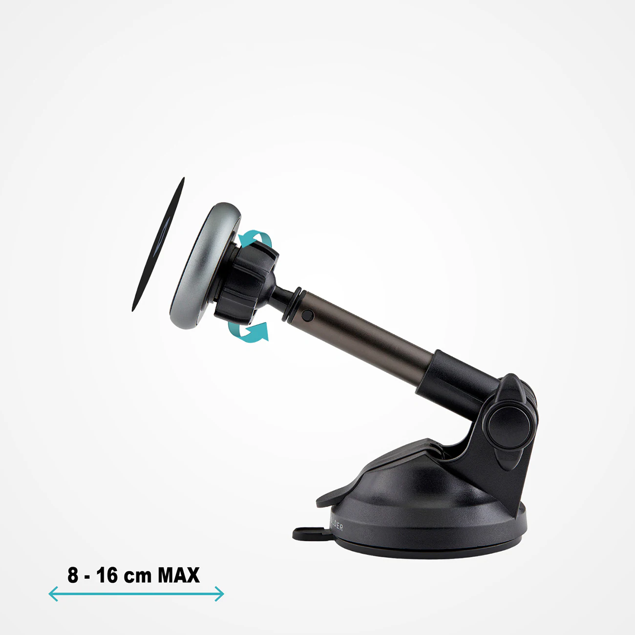 SBS TESUPMAGEXT, Mobiltelefon / smartphone, Passiv hållare, Bil, Svart, Silver, bild 4