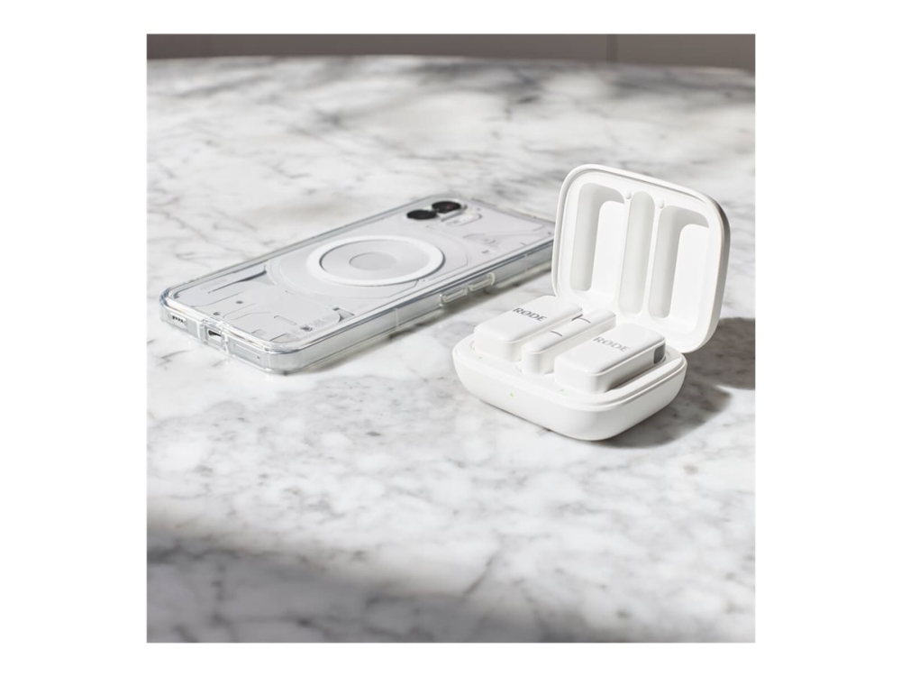 RØDE Wireless Micro, trådlöst USB-C-mikrofonsystem, vit
