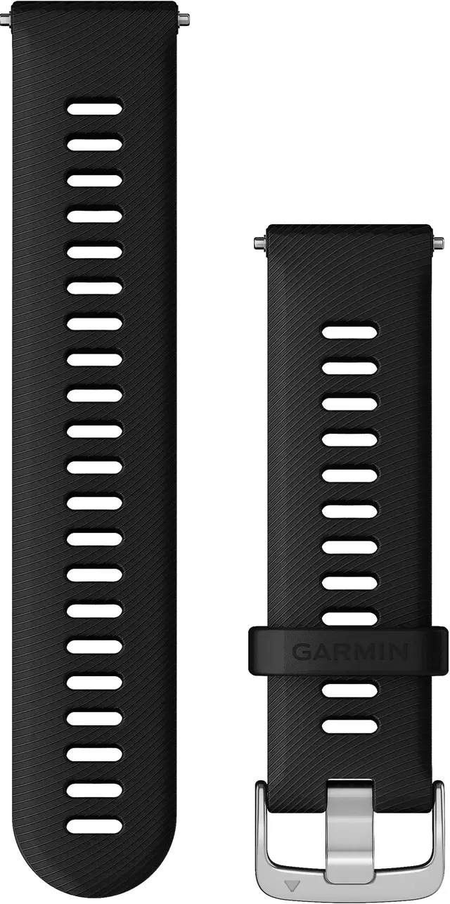 Garmin Quick Release armband 22 mm silikon, svart
