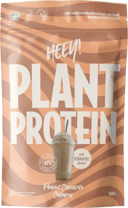 Heey! Vegan Protein Peanut Chocolate Caramel 500 g