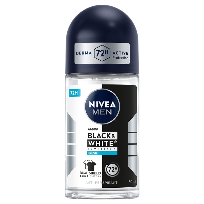 NIVEA Antiperspirant Deo Black & White Fresh Roll On 50 ml