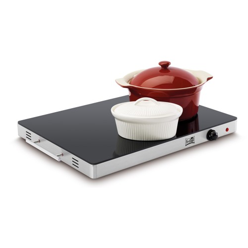 FRITEL Family WT 2478 - Plattvärmare - 400 W - svart/inox