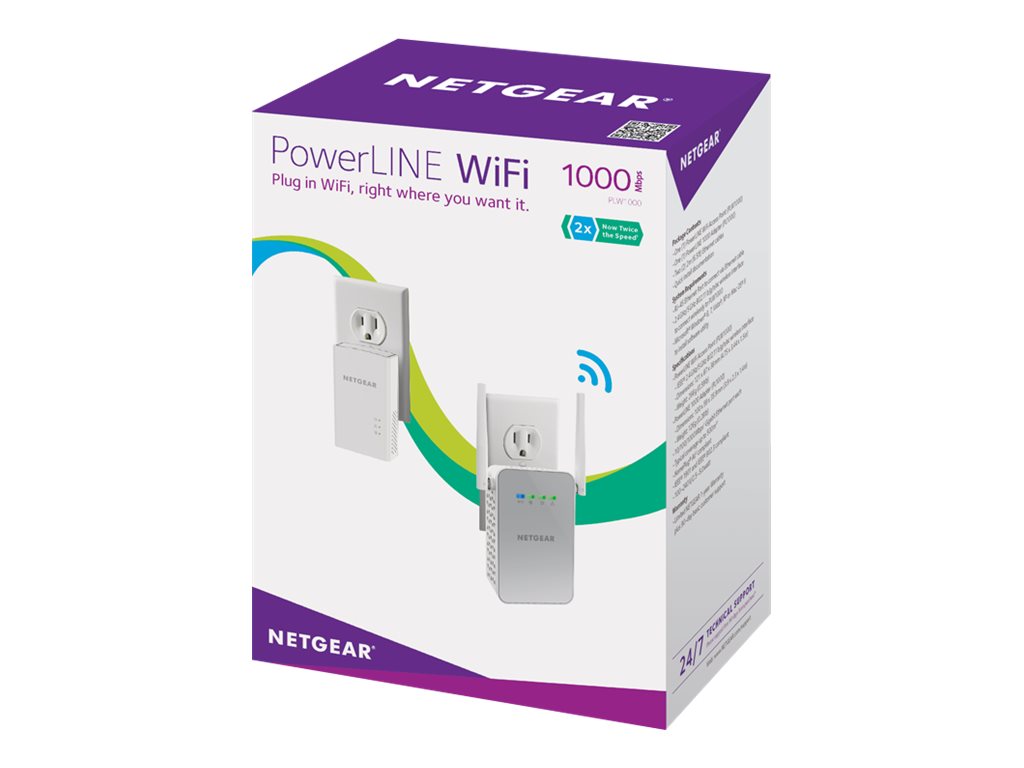 NETGEAR PLW1000 Gigabit powerline-adapterkit Wi-Fi 802.11ac