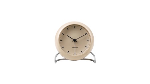 Arne Jacobsen – City Hall Bordsklocka – Ø11 cm – Sand, bild 3