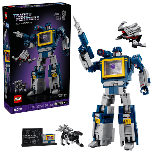 LEGO Icons Transformers: Soundwave 10358